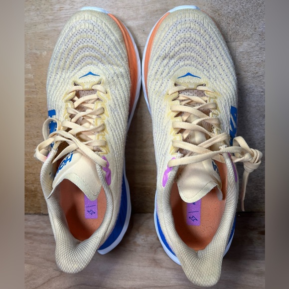 Hoka One One Mach 5 Womens Size 8.5 Running Shoes Sneakers Impala Cyclamen - Picture 7 of 12